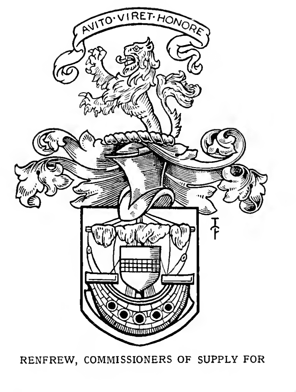 RENFREW, Commissioners of Supply for the County of.