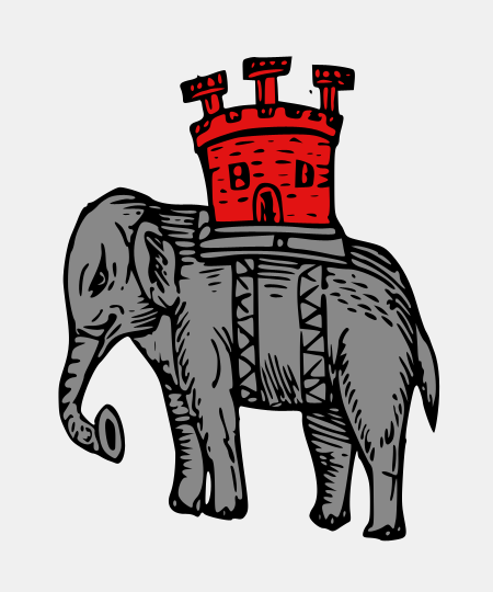Elephant Maintaining A Tower On Its Back
