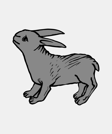 Rabbit Statant