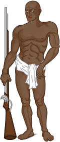 Figure Of An African Warrior
