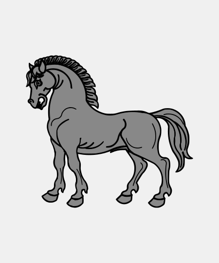 Horse Statant