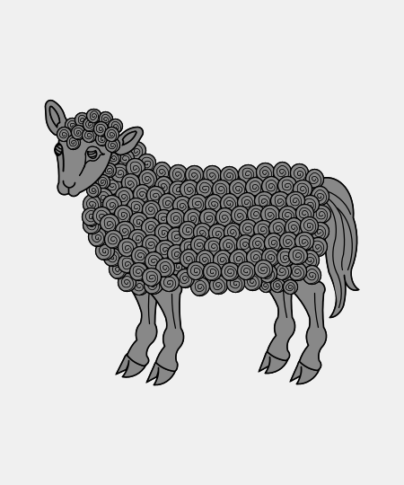 Sheep Statant Guardant