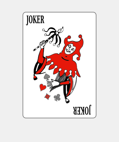 Playing Card Black Joker