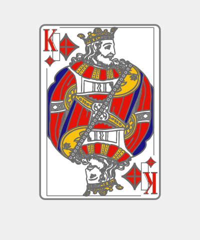 Playing Card King Of Diamonds