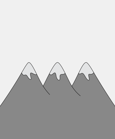 Mountain Of 3 Peaks