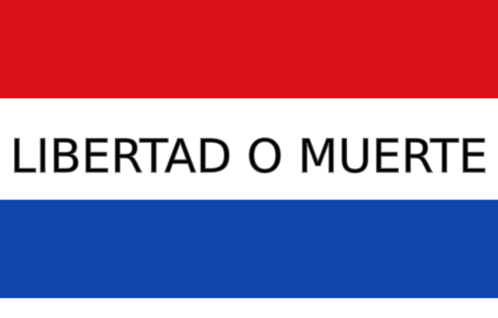 Uruguay - Bandera de los Treinta y Tres Orientales