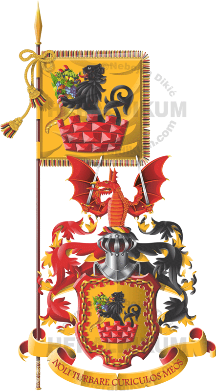 нови грб | new coat of arms
Нино Весковић, Србија | Nino Vesković, Serbia﻿

http://www.heraldikum.com/en/grb-porodice-veskovic/﻿